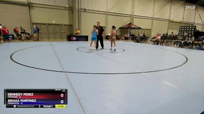 110 lbs Round 4 (6 Team) - Kennedy Perez, Michigan vs Briana Martinez, Minnesota