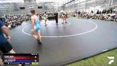 152 lbs 4th Wrestleback (16 Team) - Luke Reid, Team Indiana vs Kai Mishler, Michigan Red