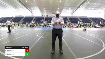 106 lbs 5th Place - Dylan Stark, Cypress vs Tanner Stone, Precision WC