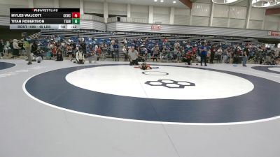 45 lbs Cons. Quarters - Titan Robertson, Toss Em Up Wrestling Academy vs Myles Walcott, Columbia City Wrestling Club