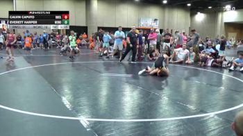 90 lbs Round 5 (6 Team) - Calvin Caputo, Rabbit WC vs Everett Harper, Williamson County WC
