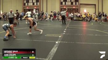 108 lbs Round 1 (6 Team) - Anthony Valls, Mat Assassins vs Cade Collins, Triumph WC Black