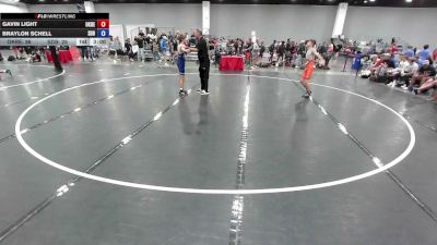 100 lbs Gavin Light, Oklahoma Red vs Braylon Schell, South Dakota Blue