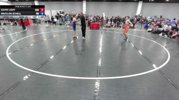 100 lbs Gavin Light, Oklahoma Red vs Braylon Schell, South Dakota Blue