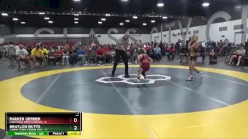 75 lbs 2nd Wrestleback (8 Team) - Parker Gerber, LAW/Crass Wrestling(WI) vs Braylon Butts, Junior Terps Xtreme (MY)