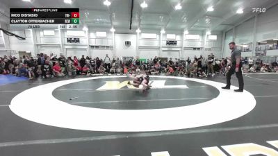 76 lbs Round Robin 1 - Nico Distasio, Tri-State Grapplers - EL vs Clayton Otterbacher, Revival Black - EL