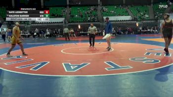 6A 190 lbs Cons. Semi - Halston Barker, Athens vs Nate Ledbetter, Hazel Green HS