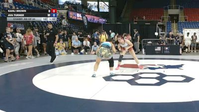 140 lbs Champ. Rd Of 64 - Kahli Brown, Idaho vs Ava Turner, West Virginia