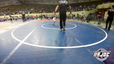 40 lbs Consi Of 8 #2 - Grayson Mortimer, Lions Wrestling Academy vs Zerek Marin, Woodward Youth Wrestling