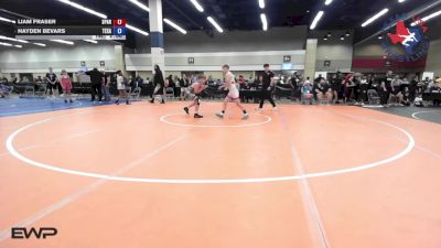 105 lbs Quarterfinal - Liam Fraser, Spartan Mat Club vs Hayden Bevars, Texasports Wrestling