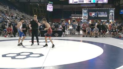120 lbs Cons. Sub-quarters - Caleb Morrow, Indiana vs Carter Booze, Nebraska
