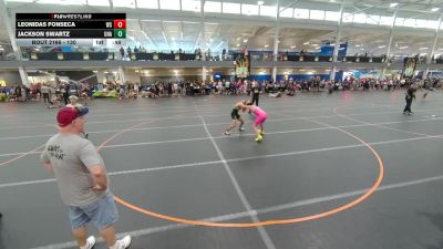 130 lbs Cons. Round 2 - Leonidas Fonseca, Unattached vs Jackson Swartz, Unattached