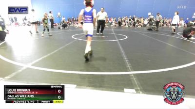 52 lbs Semis (4 Team) - Louie Bringus, OpenMats Wrestling Club vs Dallas Williams, Midwest Gold