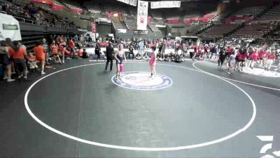 130 lbs Bailey Rademaker, SAWA - Sacramento Area Wrestling Association vs Sydney De Sena, OCWA - Orange County Wrestling Association