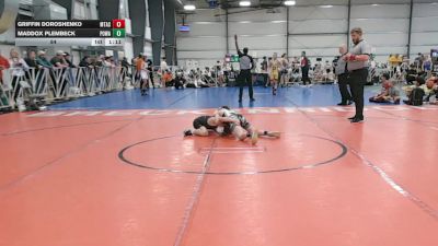84 lbs Round 5 - 4:00pm Saturday - Maddox Plembeck, POWA vs Griffin Doroshenko, Mat Assassins