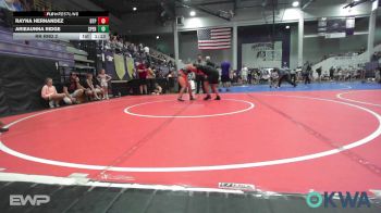 170 lbs Rr Rnd 2 - Rayna Hernandez, Tulsa Blue T Panthers vs Arieaunna Ridge, Sperry Wrestling Club