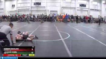 52 lbs Round 1 (8 Team) - Korbin Kiessling, Revival Y vs Jackson Habel, OMP