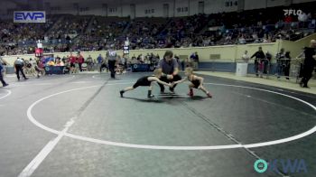 43 lbs Round Of 16 - Miles Sanders, Sallisaw Takedown Club vs Mathew Thompson, Sulphur Youth Wrestling Club