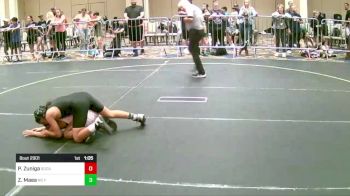 89 lbs Quarterfinal - Penelope Zuniga, SoCal Grappling WC vs Zorian Maea, No FeFe