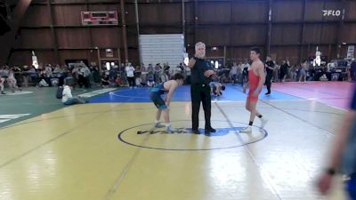 130A lbs Quarterfinal - Wyatt Stauffer, Blair Academy vs Mateo Gallegos, M2