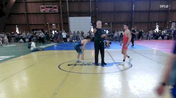 130A lbs Quarterfinal - Wyatt Stauffer, Blair Academy vs Mateo Gallegos, M2