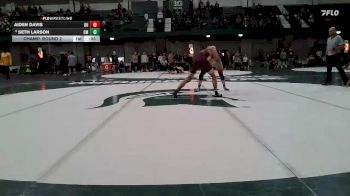 157 lbs Champ. Round 2 - Aiden Davis, Bucknell vs Seth Larson, Central Michigan