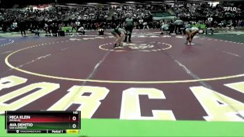 145 lbs Cons. Round 5 - Mica Klein, Douglas vs Ava Demitio, San Clemente