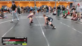 115 lbs Semifinal - Camden Chambers, Summerville Takedown vs Eli Ritchie, Panther Club