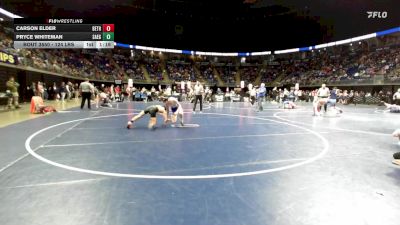 124 lbs Consy 1 - Carson Elder, Bethel Park vs Pryce Whiteman, Saegertown