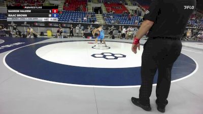 132 lbs Cons. Sub-rd Of 32 - Nadeem Haleem, IL vs Isaac Brown, OH