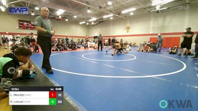 120 lbs Rr Rnd 3 - Luke Mendez, Broken Arrow Wrestling Club vs Kiah Locust, Cowboy Elite Orange