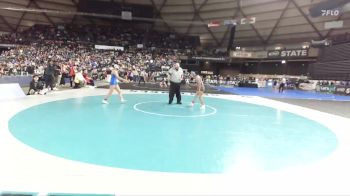 Girls 2A 110 lbs Champ. Round 2 - Kailey Balajadia, Bremerton (Girls) vs Aleksya Cardenas, Grandview (Girls)