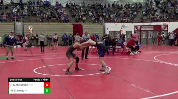 138 lbs Quarterfinal - Thaiden Alexander, Frankton Wrestling Club vs Wyatt Cooksey, Bloomington South