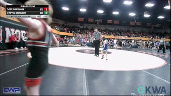 43 lbs Rr Rnd 2 - Baylor Myers, Bridge Creek Youth Wrestling vs Brayden Letterman, Norman Grappling Club