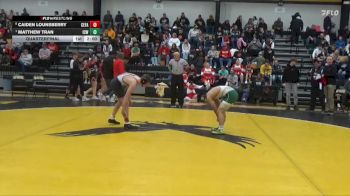 120 lbs Quarterfinal - Matthew Tran, Iowa City, West vs Caiden Lounsberry, Cedar Falls