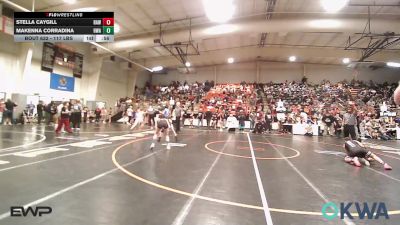 117 lbs Rr Rnd 2 - Stella Caygill, Raw Wrestling Club vs Makenna Corradina, HURRICANE WRESTLING ACADEMY