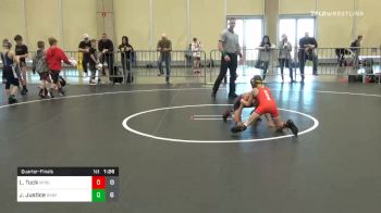 53 lbs Quarterfinal - Logan Tuck, Malvern Blue ES vs Jude Justice, GA Justice Nearfall ES