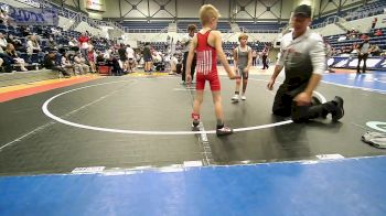 52 lbs Rr Rnd 1 - Hayes Guest, Hinton Takedown Club vs Bentley Hobbs, Weatherford Youth Wrestling