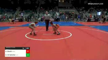 80 lbs Quarterfinal - Axel Booth, Sperry Wrestling Club vs David Wells-ketcher, Salina