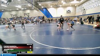 75 lbs Quarterfinal - Amarri Kem, Ravage vs Cache Manscill, Bear River Wrestling Club