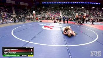 4A-175 lbs Cons. Round 2 - Damien Burgess, Star Valley vs Ryan Petzold, Sheridan