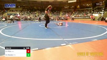 43 lbs Round Of 16 - Rhett Pitts, Cowboy Wrestling Club vs Brooks Chavez, Backyard Brawlers