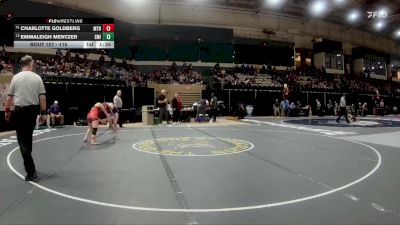 115 lbs Round 1 - Emmaleigh Mentzer, Smithsburg vs Charlotte Goldberg, Montgomery Blair