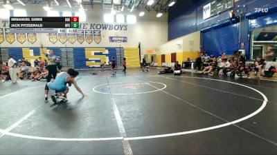 138 lbs Placement (16 Team) - Immanuel Gibbs, Team Kong vs Jack Fitzgerald, Naperville Central