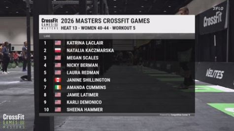 Mixed Master - Workout 5 | 40-44 Heat 2