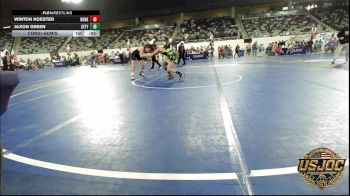 110 lbs Consolation - Winton Koester, None vs Jaxon Green, Standfast