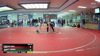 126 lbs Cons. Round 3 - Danny Leming, Eagle vs Tristan Vega, Burley