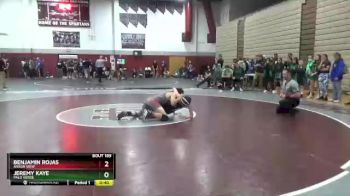 125 lbs Cons. Round 1 - Benjamin Rojas, Arbor View vs Jeremy Kaye, Palo Verde