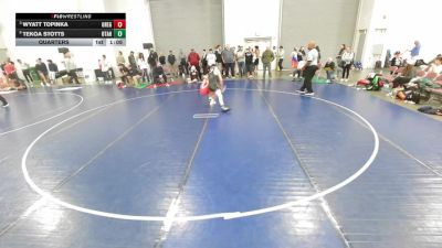150 lbs Quarters - Wyatt Topinka, Oregon vs Tekoa Stotts, Utah