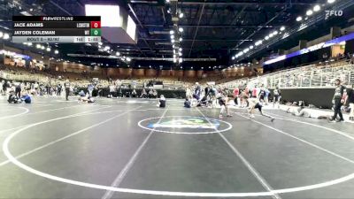 92/97 3rd Place Match - Jayden Coleman, Well Trained vs Jace Adams, Long Cane Middle School/ Troup Wrestling